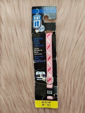 Brand New CATIT ADJUSTABLE NYLON Cat Collar-S